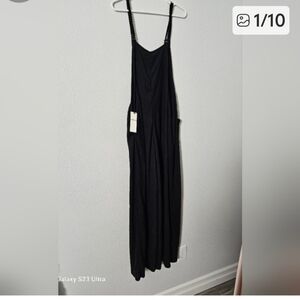 Black Sleeveless Jumpsuits Sz 3X